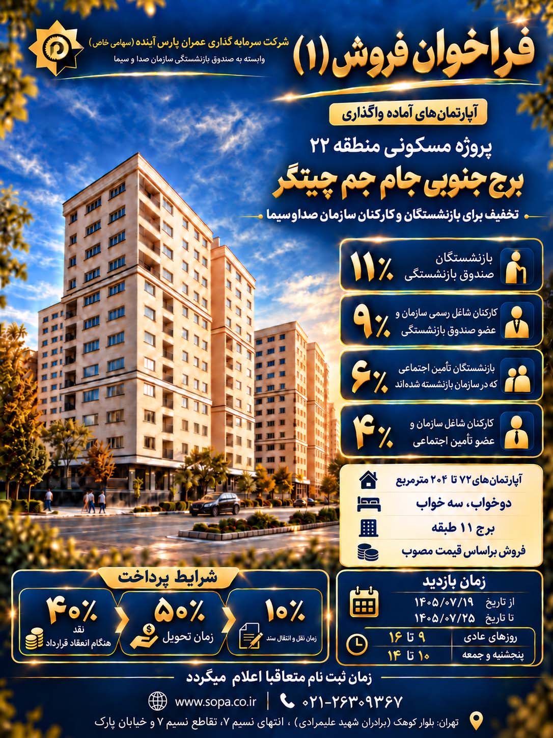 فروش بلوک جنوبی